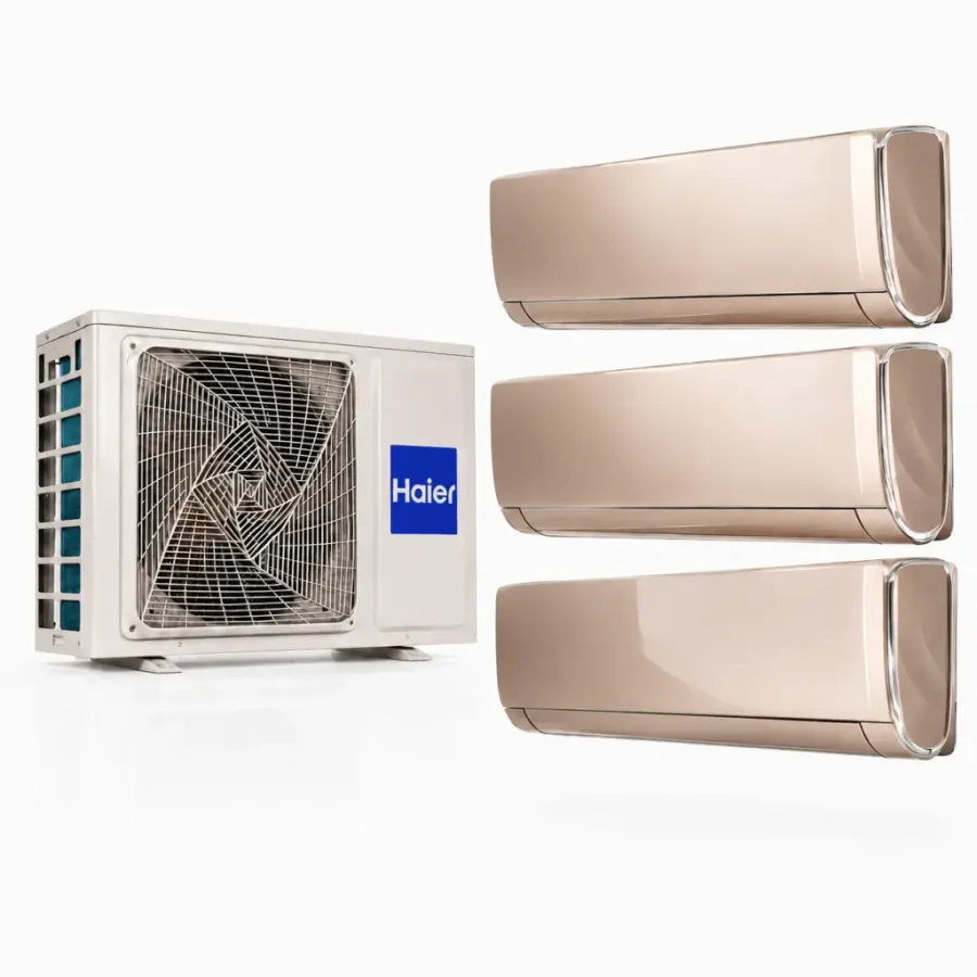Мультисплит-система на 3 комнаты Haier 3U70S2SR5FA / AS09NS6ERA-G × 3