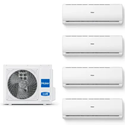 Мультисплит-система на 4 комнаты Haier 5U125S2SN1FA / AS12TS5HRA-M × 4