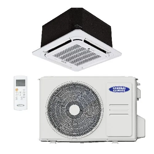 Кассетный кондиционер General Climate GC-4C12HRN2(c) / GU-U12H2